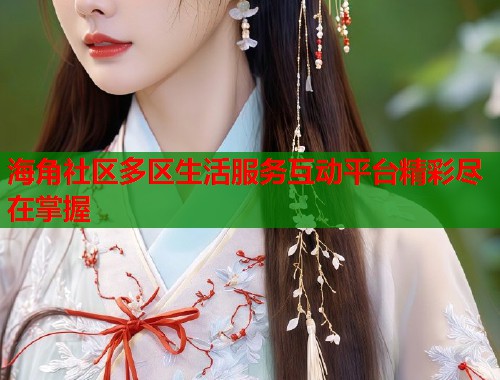 海角社区多区生活服务互动平台精彩尽在掌握