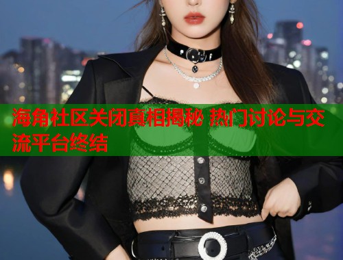海角社区关闭真相揭秘 热门讨论与交流平台终结