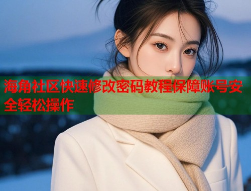 海角社区快速修改密码教程保障账号安全轻松操作