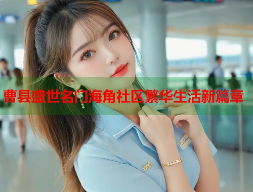 曹县盛世名门海角社区繁华生活新篇章