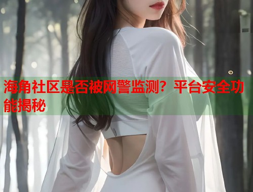 海角社区是否被网警监测？平台安全功能揭秘